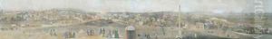 Panorama of Melbourne from Flagstaff Hill, 1858 by George Rowe