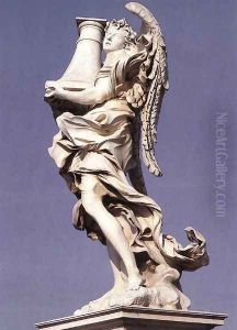 Angel with the Column by Antonio Raggi