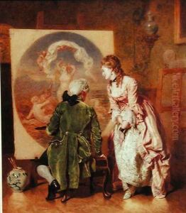The Fair Critic, 1877 by Edward Radford