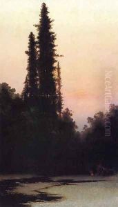 Landscape with a House near a Lake by Julian Walbridge Rix