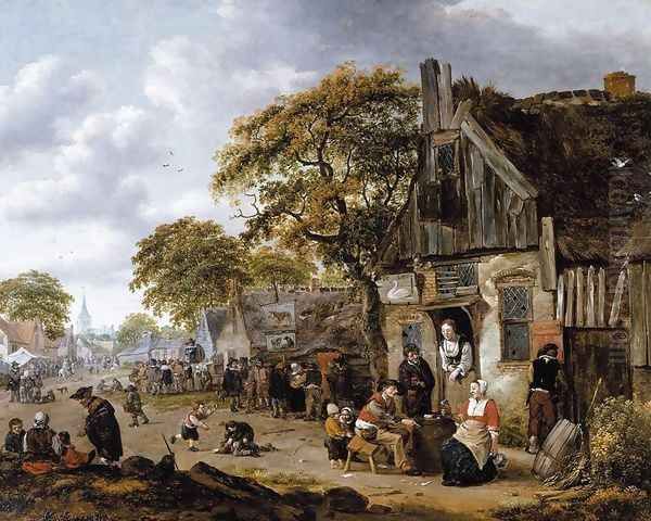 A Village Street Scene - view 1