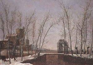 The Snowfall by Salomon Rombouts