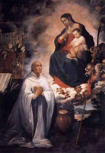 Vision of St Bernard 1611 by Juan de las Roelas