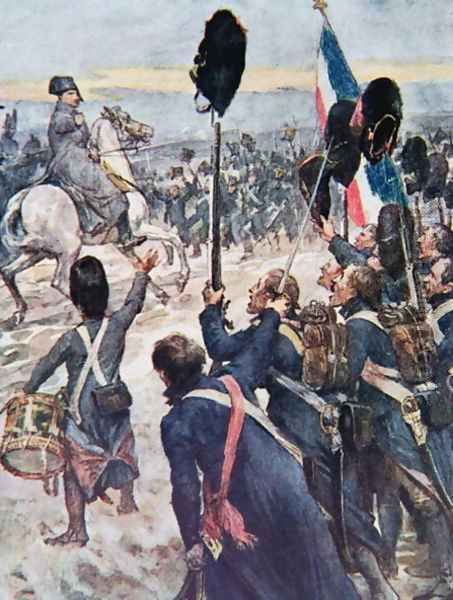 Soldiers, This Battle Must Be A Thunder Clap, plate from The Story of France, by Mary MacGregor, 1911 - view 1