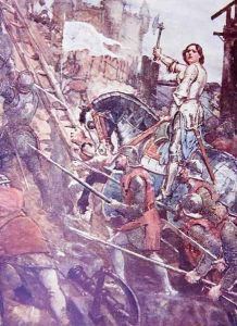 Enter, Then, For The City Is Yours, plate from The Story of France, by Mary MacGregor, 1911 by William Rainey