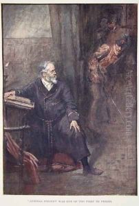 Admiral Coligny was One of the First to Perish, illustration from The Story of France Told to Boys and Girls by Mary Macgregor, 1920 by William Rainey