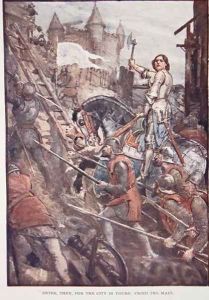 Enter, Then, For The City Is Yours, plate from The Story of France, by Mary MacGregor, 1920 by William Rainey