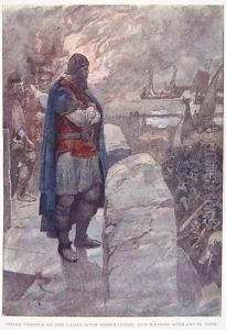 The Vessels be not Laden with Merchandise, but Manned with Cruel Foes, illustration from The Story of France Told to Boys and Girls by Mary Macgregor, 1920 by William Rainey