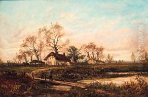 A Moorland Homestead by Leopold Rivers