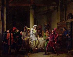 Joan of Arc c.1412-31 in Rouen Prison, 1819 by Pierre-Henri Revoil