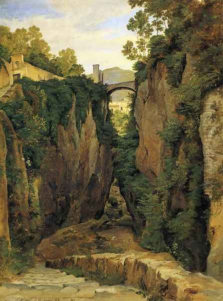 Grotto near Sorrento with Bridge - view 1