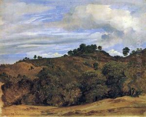 Landscape near Olevano: La Serpentara by Heinrich Reinhold