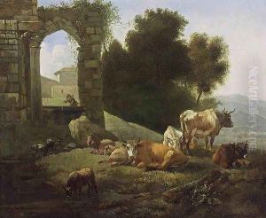 Italianate Landscape (1) by Willem Romeijn