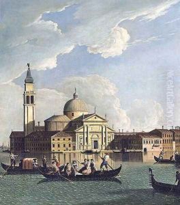 View of San Giorgio Maggiore, Venice by Johann Richter