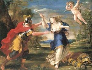 Rinaldo and Armida by Giovanni Francesco Romanelli