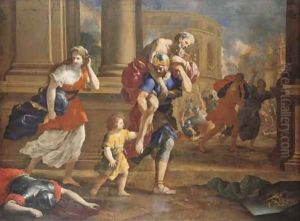The Flight of Aeneas and his Family from the Sack of Troy