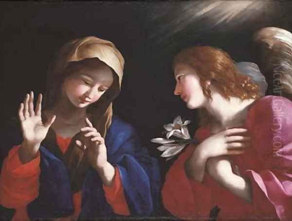 The Annunciation by Giovanni Francesco Romanelli