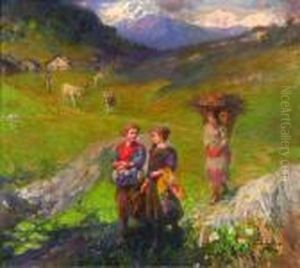 Ritorno Dall'alpeggio by Giuseppe Pennasilico