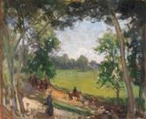 Figure Nel Paesaggio by Giuseppe Pennasilico
