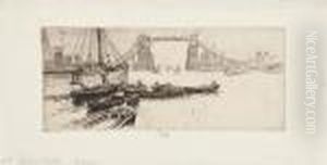 The Tower Bridge by Joseph Pennell