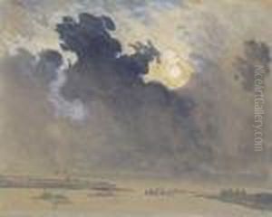 New York Harbor, Twilight by Joseph Pennell