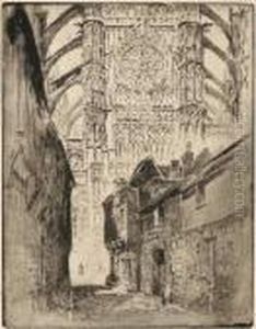 Rose Window,
Beauvais by Joseph Pennell