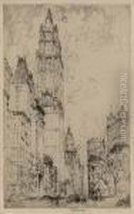 The Woolworth Building by Joseph Pennell