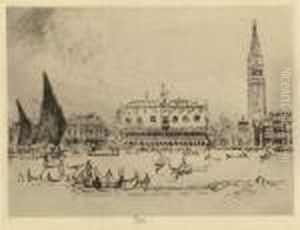 The Doge's Palace by Joseph Pennell