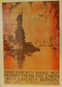 That Liberty Shall Not Perishfrom The Earth by Joseph Pennell