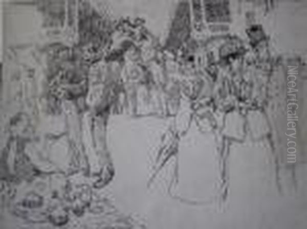 A Street, Indian Exhibition - view 1