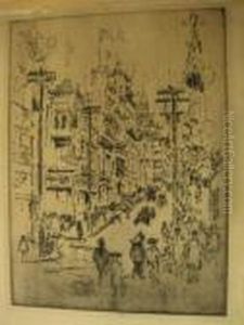 Chinatown, San Francisco by Joseph Pennell