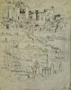 View Of New York City by Joseph Pennell