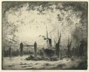 Tower Bridge by Joseph Pennell