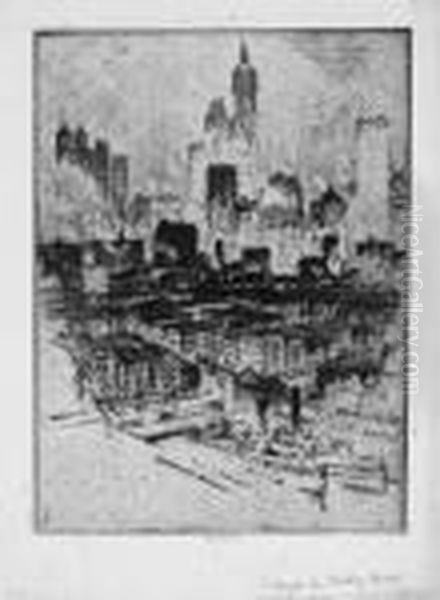 New York, From Brooklyn Bridge - view 1