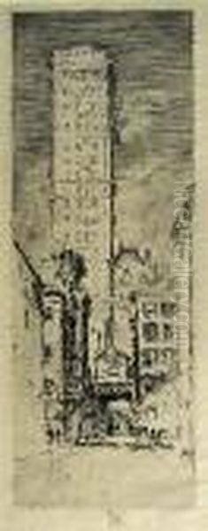 Outside Schiedam, From Holland 
Series; The White Tower; The Collier, From American War Work Series - view 1