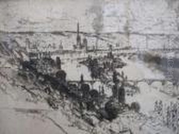 Rouen From Bon Secour - view 1