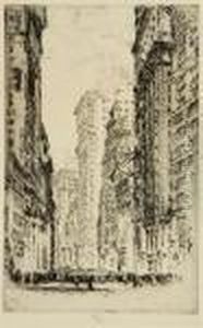 The Stock Exchange by Joseph Pennell