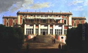 Exterior of the Palazzo Reale, Portici by Josef Rebell
