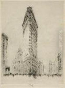 Flatiron Building (w. 325) by Joseph Pennell