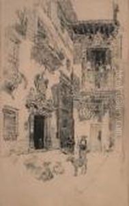 Street Scene With Livestock