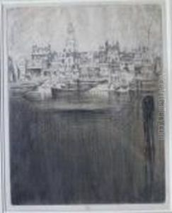 The Crystal Palace by Joseph Pennell
