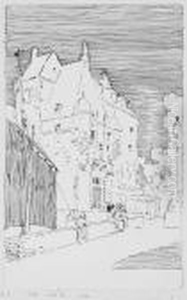 The Old Gate, Honfleur - view 1