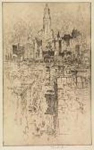 Two Etchings.
Telegraph Hill From The Bay