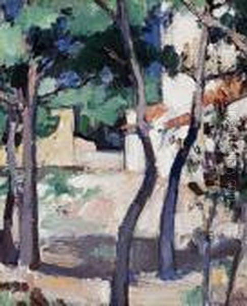 A Sunlit Road, Cassis - view 1