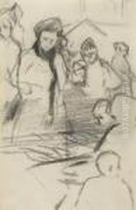 The Fish Stall by Samuel John Peploe