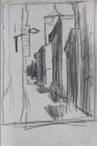 Street Shadows Cassis by Samuel John Peploe