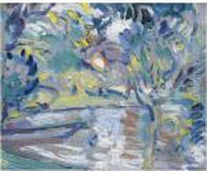 Spring, Broadway by Samuel John Peploe