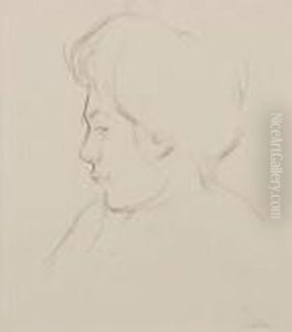 Woman In Profile by Samuel John Peploe