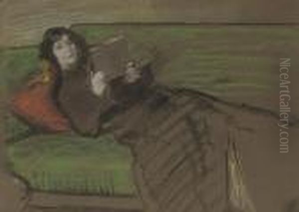 Girl On A Sofa - view 1