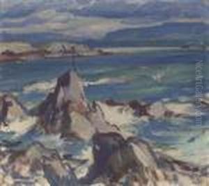 Rocks And Sea, Iona by Samuel John Peploe